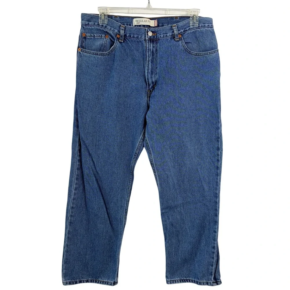 Levi's 505 Regular Fit Jeans 40x30‎ Blue Excellent